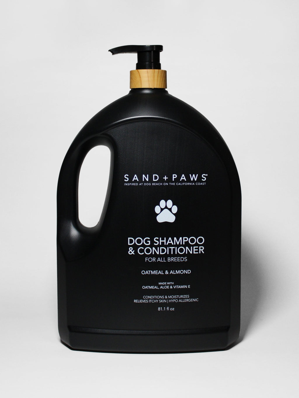 Beautiful Sand + Paws Pet Shampoo & Conditioner - Oatmeal & Almond